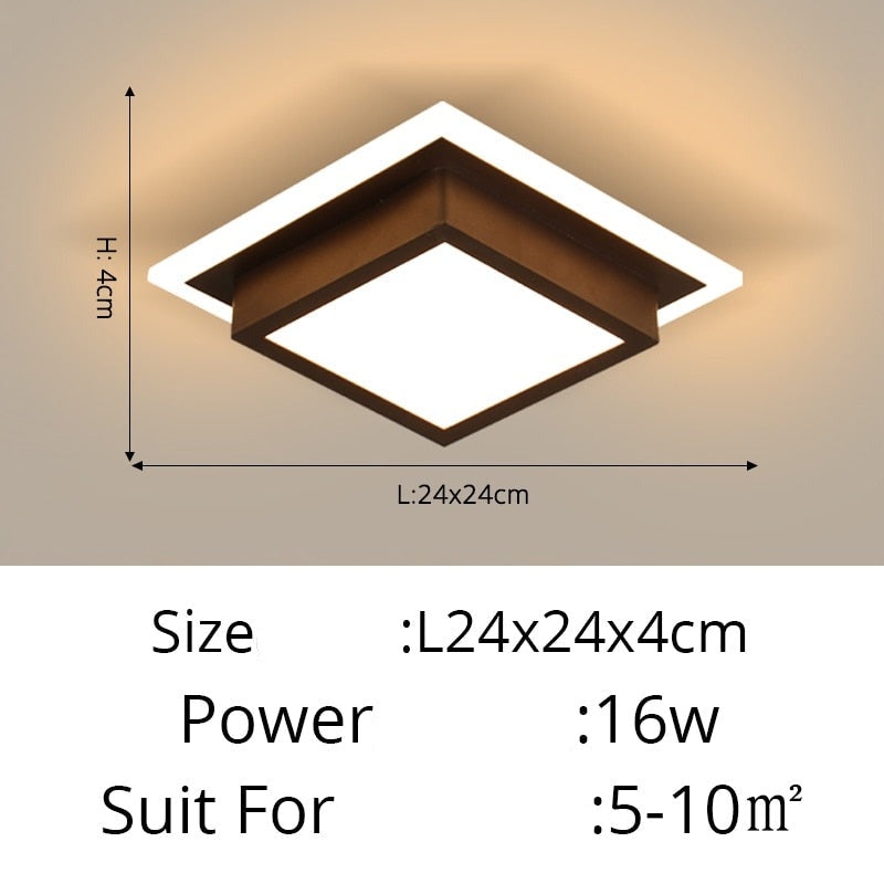 Luxuriöse moderne Led-Deckenleuchte