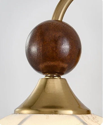 French fabric wall lamp with cable switch