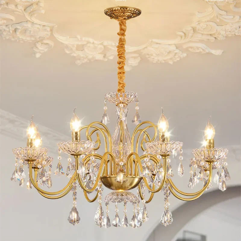 Villa crystal candle centerpiece