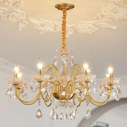 Villa crystal candle centerpiece