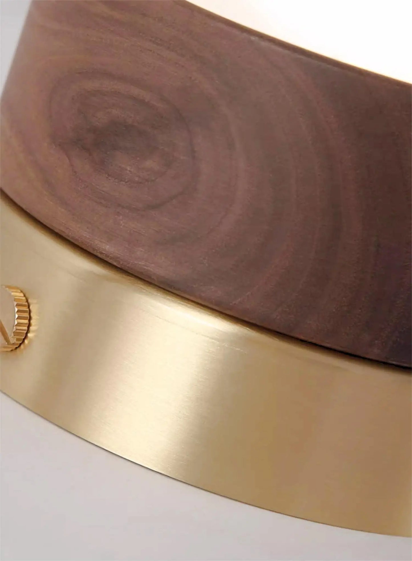 Walnut brass adjustable downlight for corridor