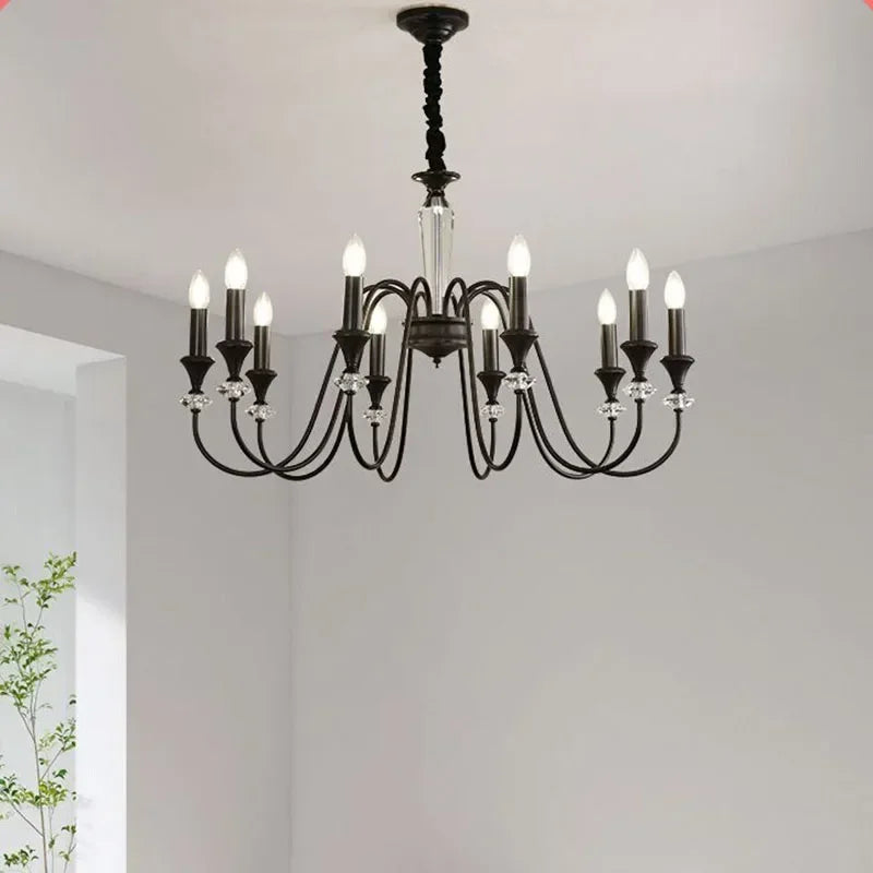 Boerderij kaarsen kroonluchter