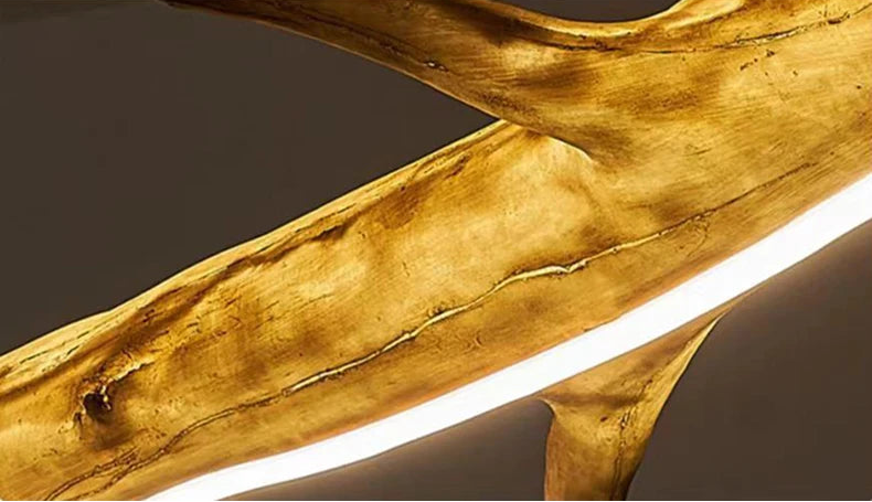 Resin branches pendant light for dining room