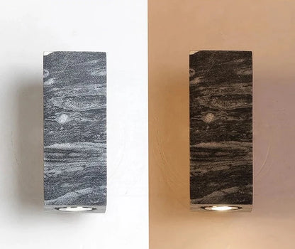 Wabi-sabi gray wall lamp