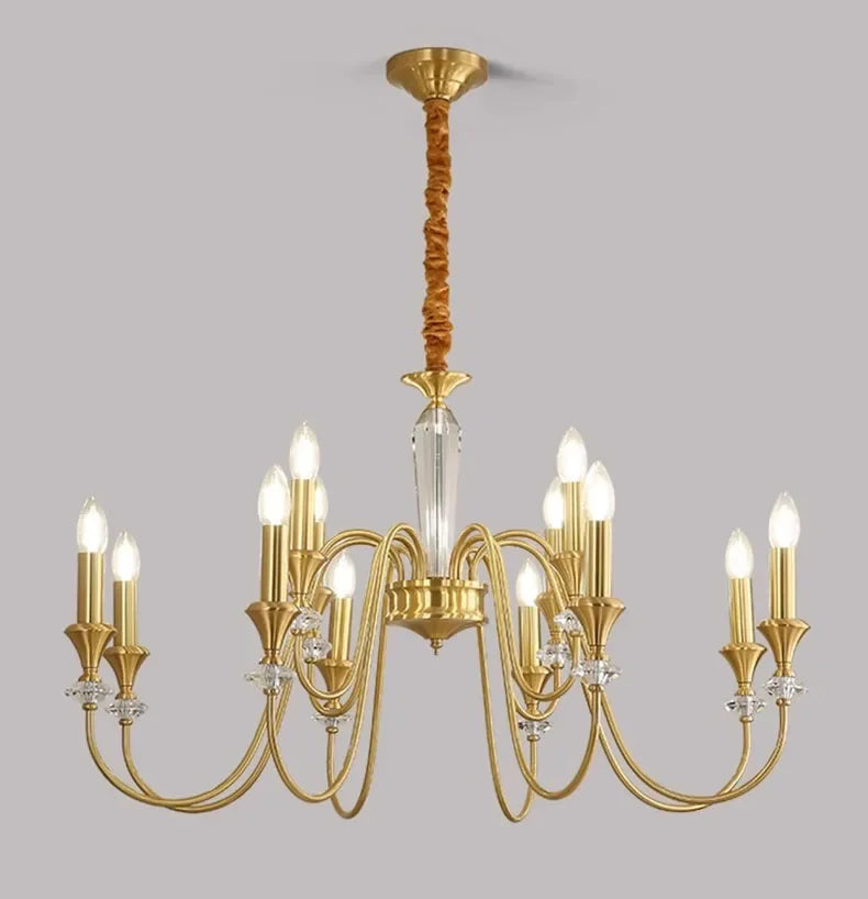 Boerderij kaarsen kroonluchter