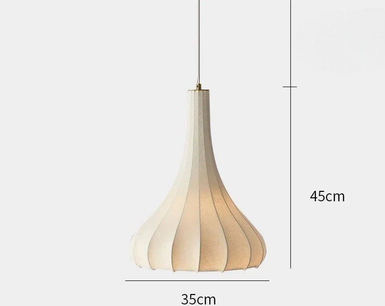 Wabi sabi nordic zijden hanglamp