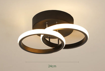 Modern geometrisk form LED-lampa för tak