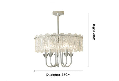 Französischer antiker Kristallleuchter für das Schlafzimmer