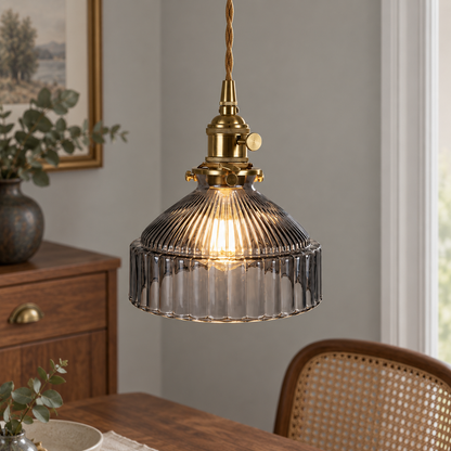 Nordic glass pendant light