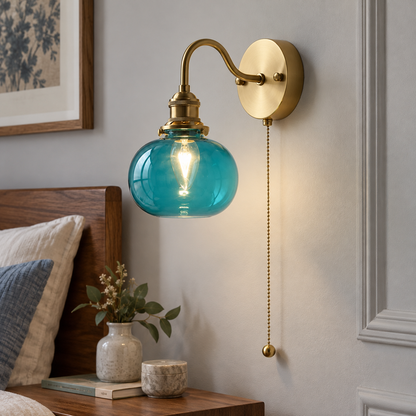 Scandinavische keramische wandlamp