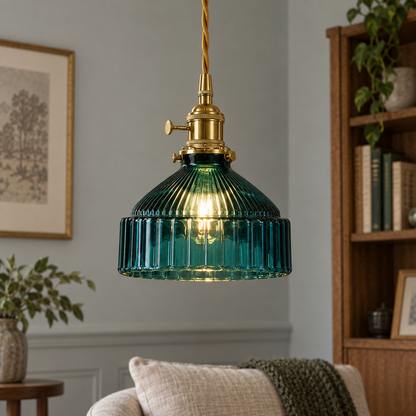 Nordic glass pendant light