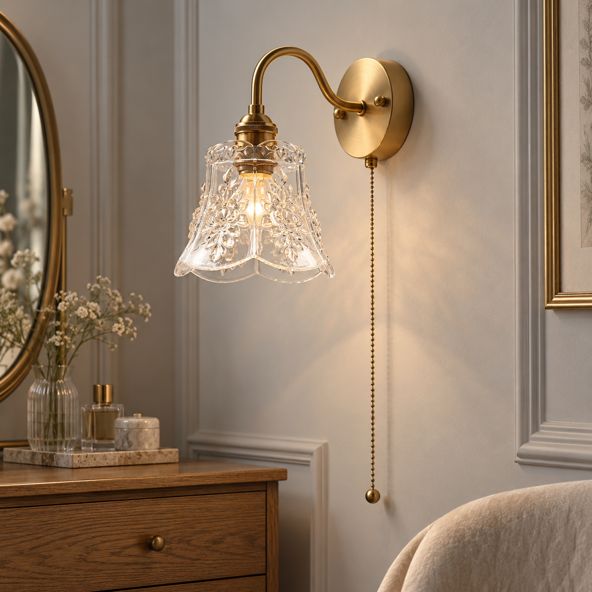 Scandinavische keramische wandlamp
