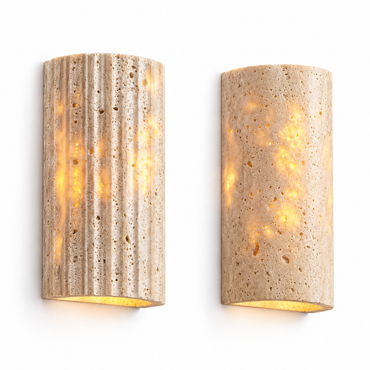 Travertine minimalist ip65 wall lamp