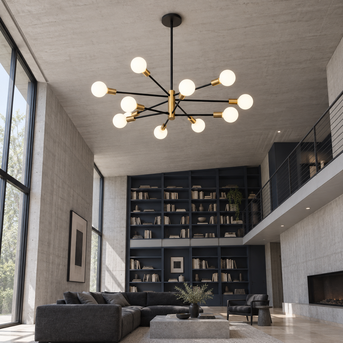 Modern Bulb Ceiling Light