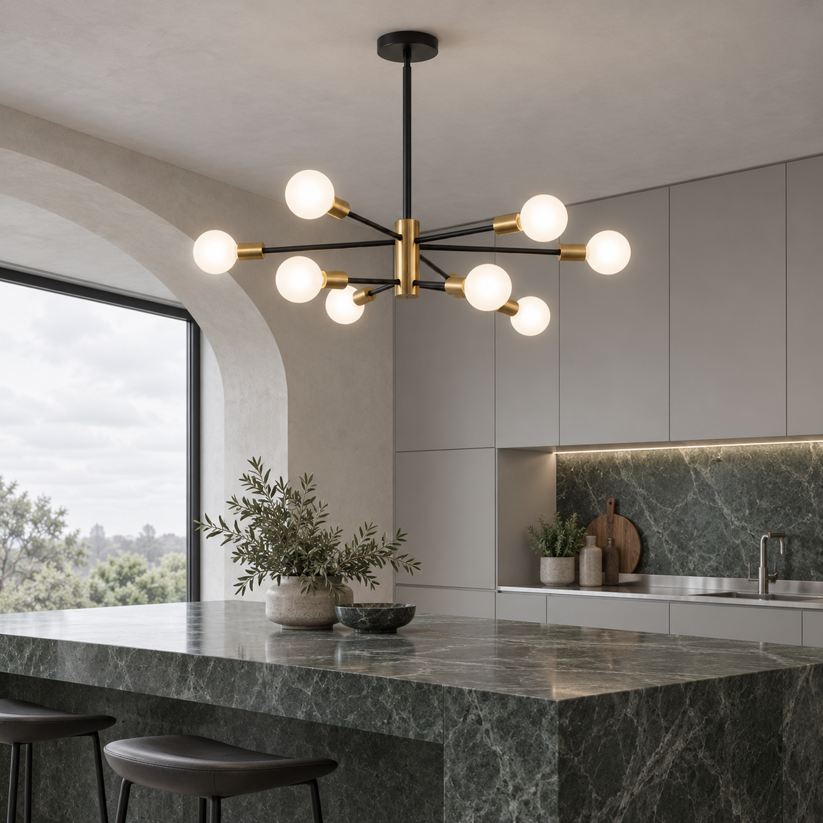 Modern Bulb Ceiling Light