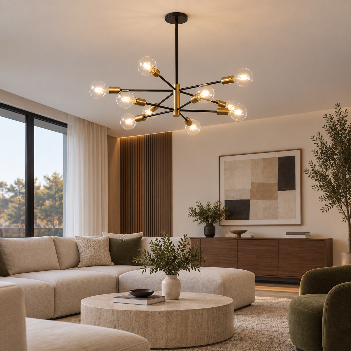 Modern Bulb Ceiling Light