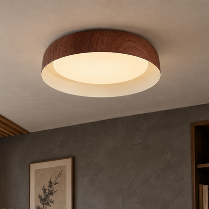 Nordic japanese wooden ceiling light