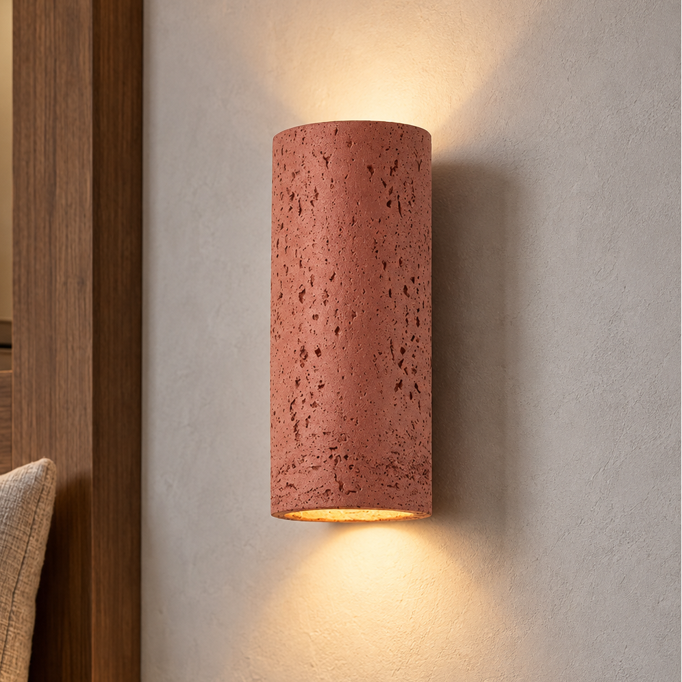 Cement modern wall lamp