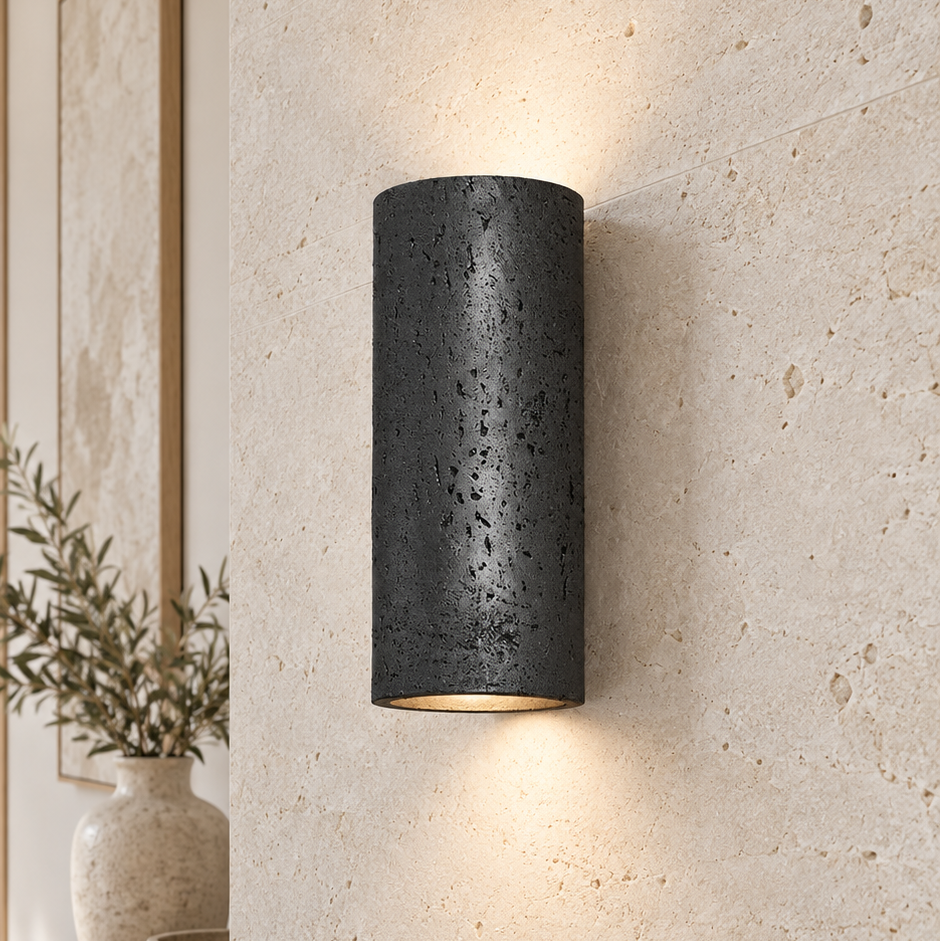 Cement modern wall lamp