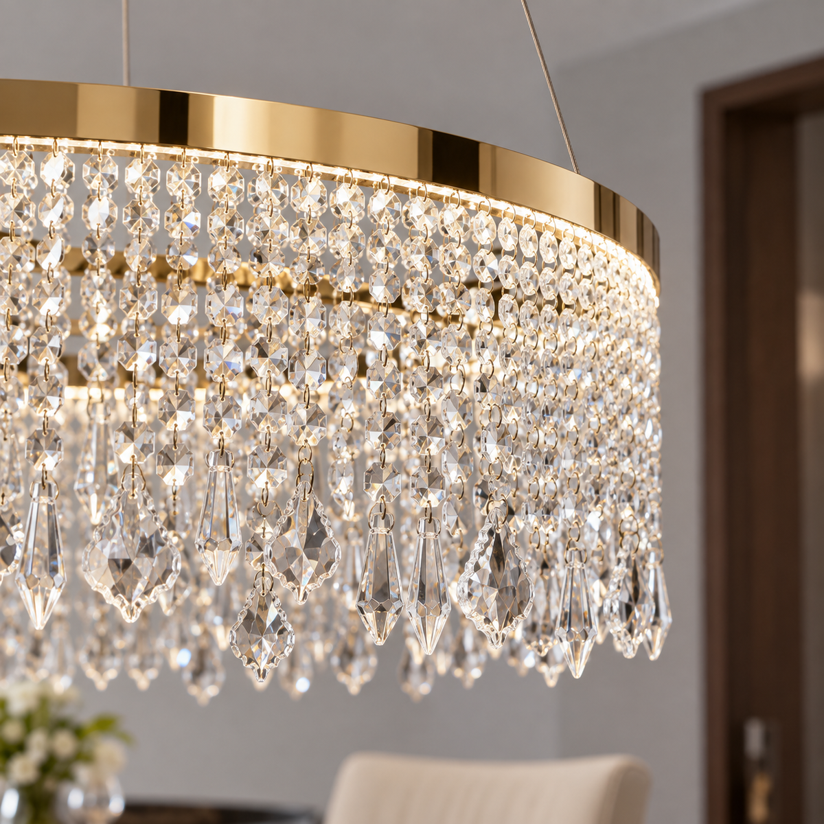 Crystal K9 chandelier