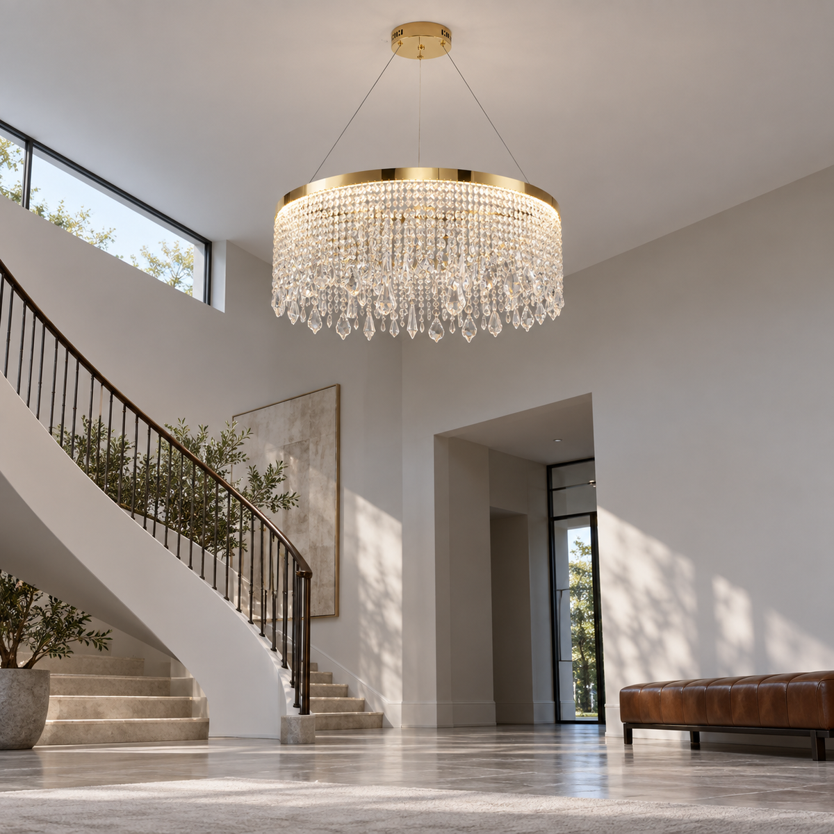 Crystal K9 chandelier