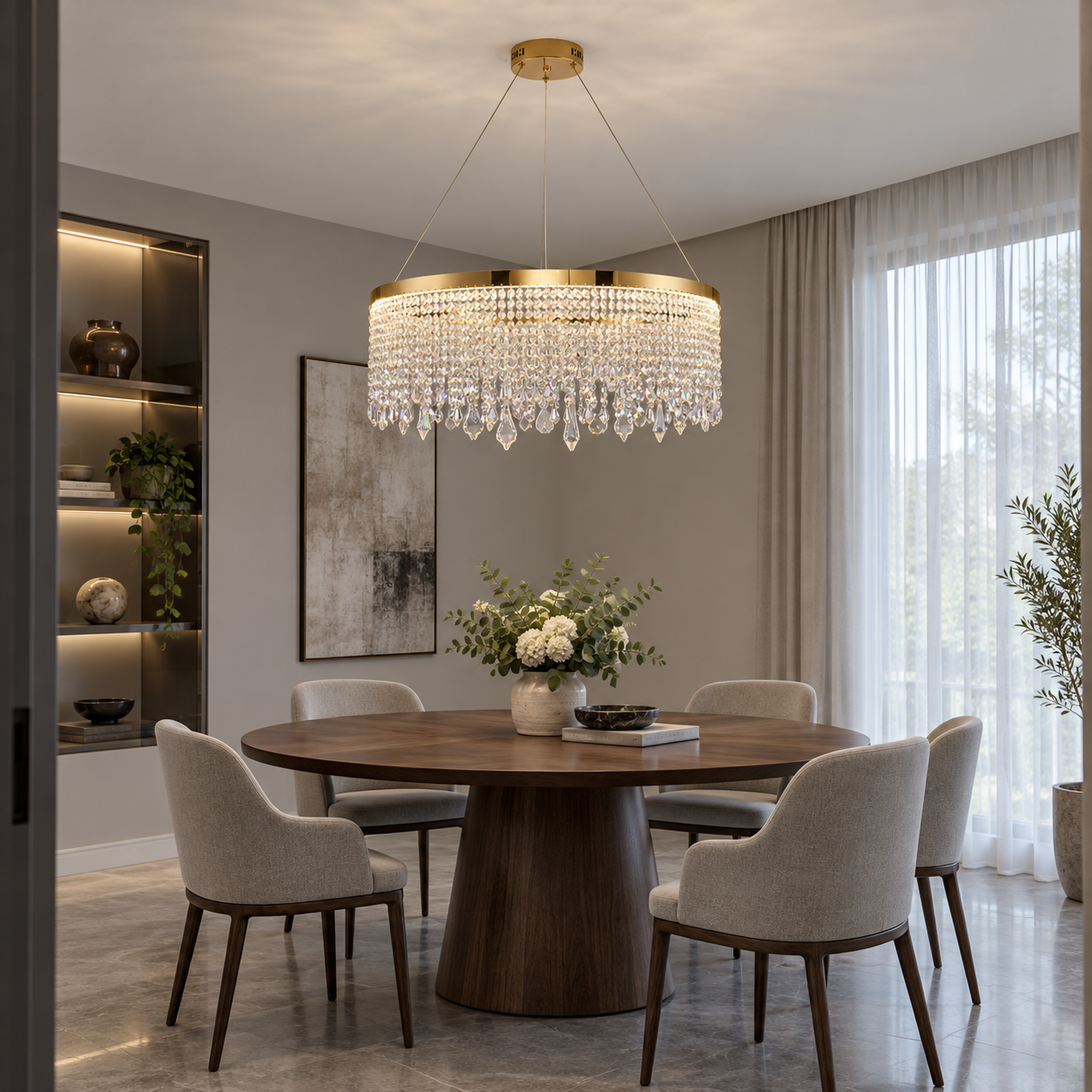 Crystal K9 chandelier