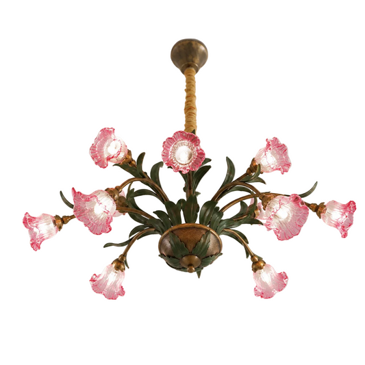 French floral romantic ceiling light
