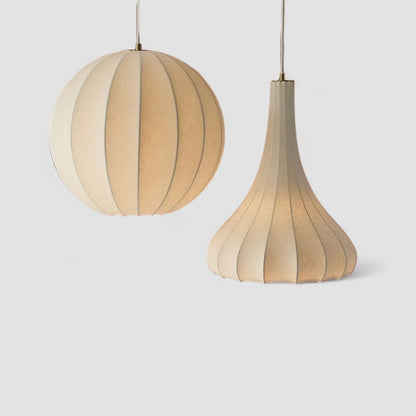 Wabi sabi nordic zijden hanglamp