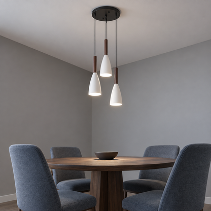 Set Dänische Esszimmer Pendelleuchte