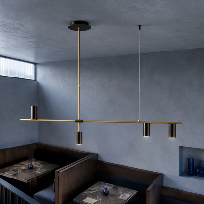 Restaurant modern minimalist spotlight bar