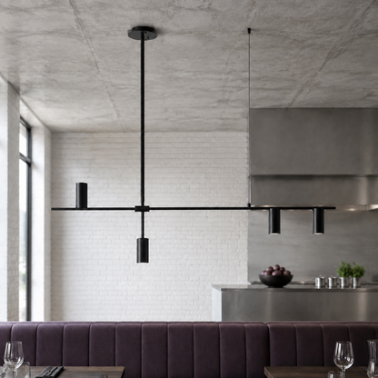 Restaurant modern minimalist spotlight bar