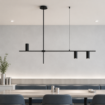 Restaurant modern minimalist spotlight bar