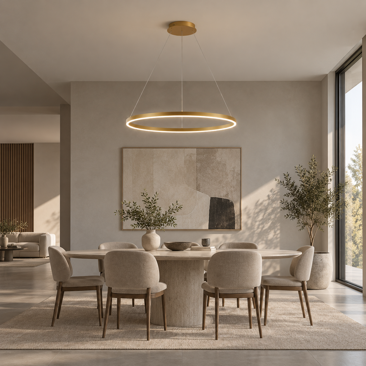 Minimalist Ring Ceiling Light