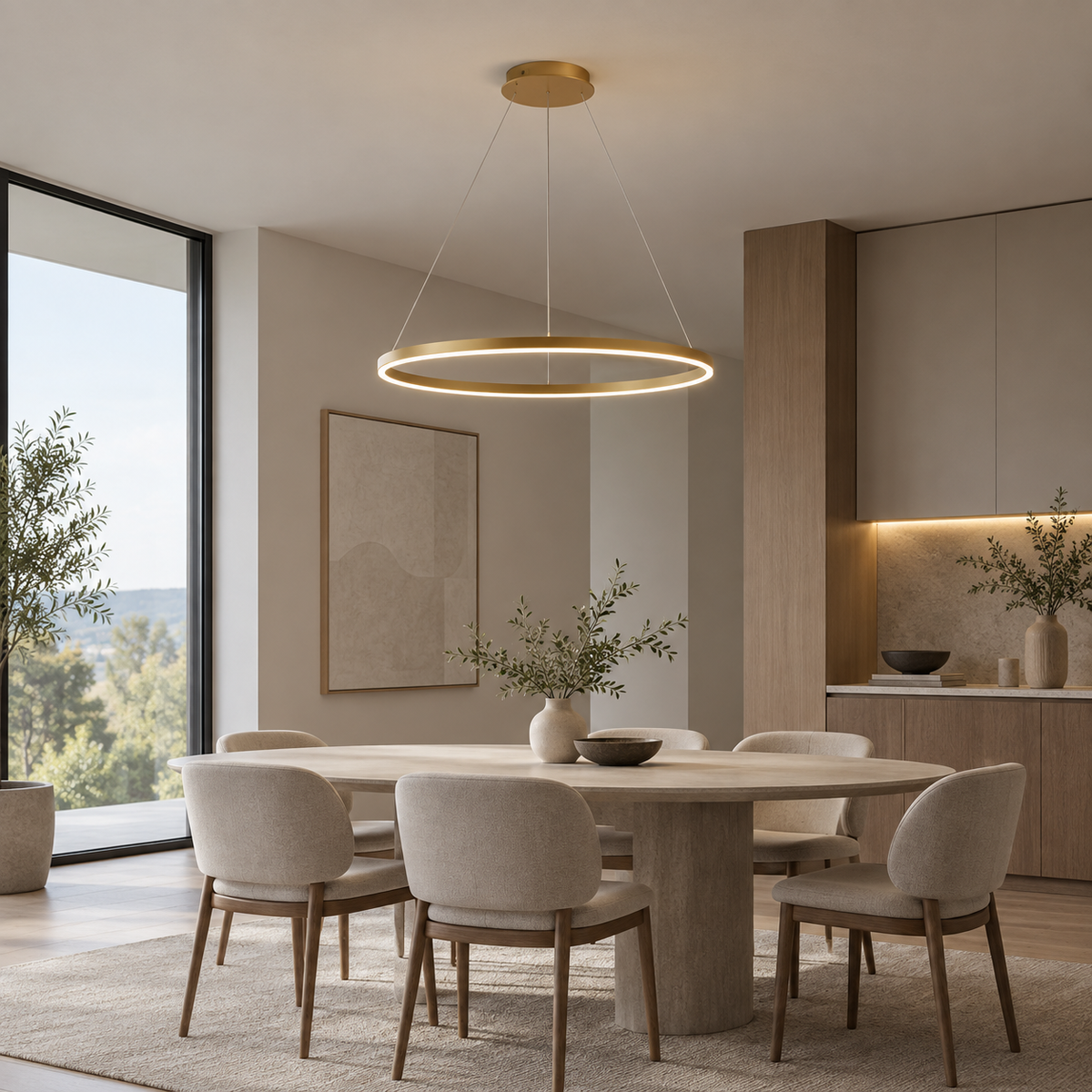 Minimalist Ring Ceiling Light