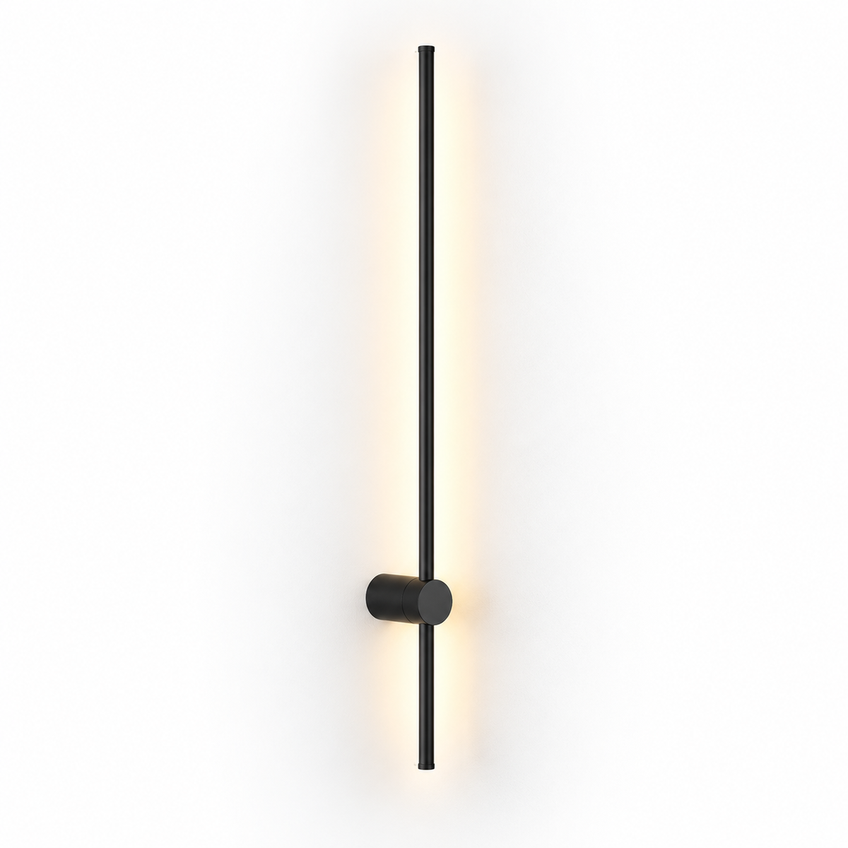 Minimalistische wandlamp in staafvorm