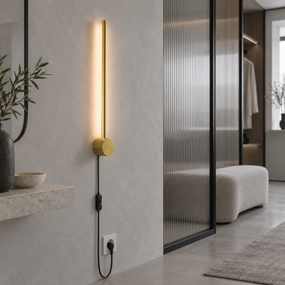 Nordic Rod Wandleuchte mit Stecker