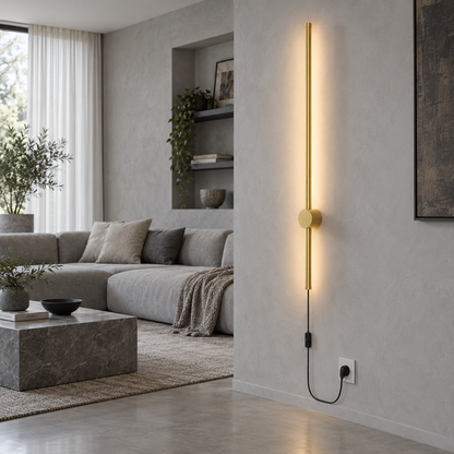 Nordic Rod Wandleuchte mit Stecker