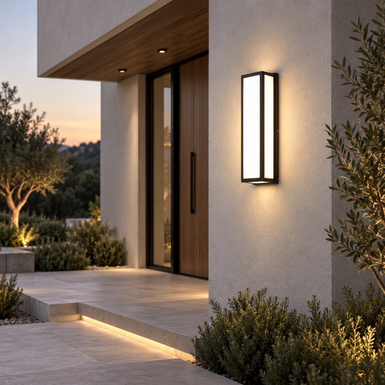 Wand Geleid Licht Buiten Waterdicht met Bewegingssensor