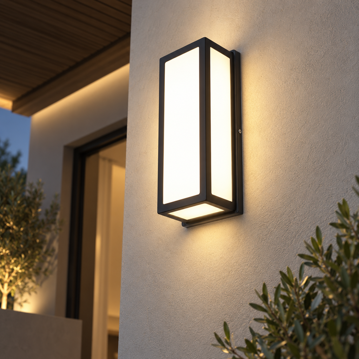 Wand Geleid Licht Buiten Waterdicht met Bewegingssensor