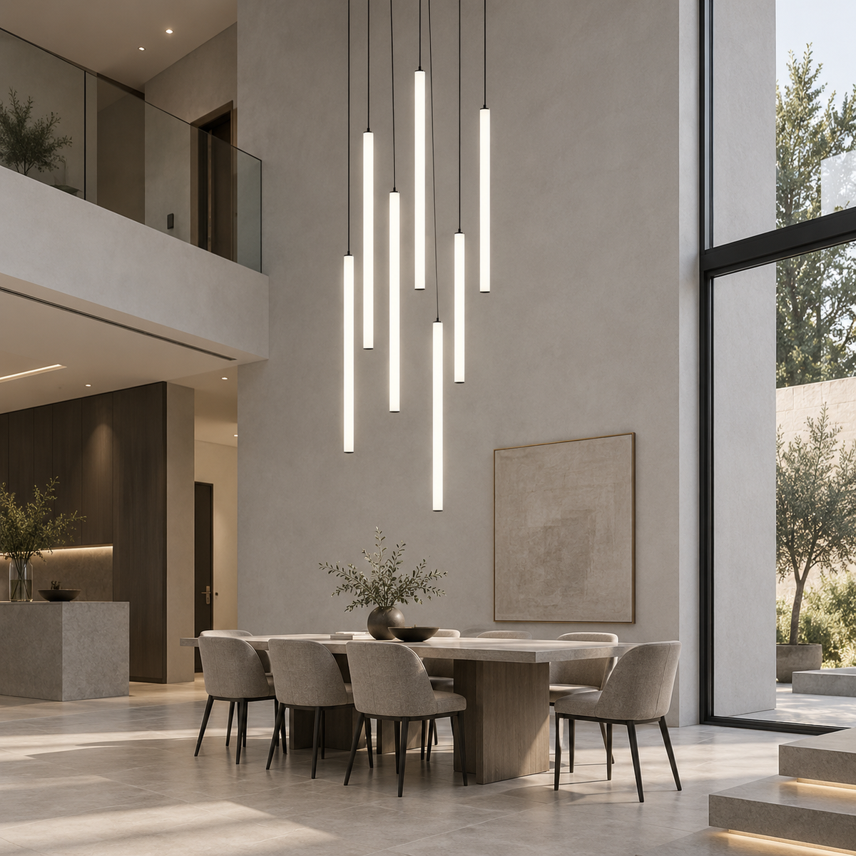 Colgante Rod Modern Nordic