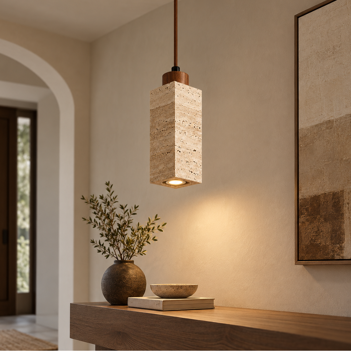 Wabi-Sabi marmeren hanger
