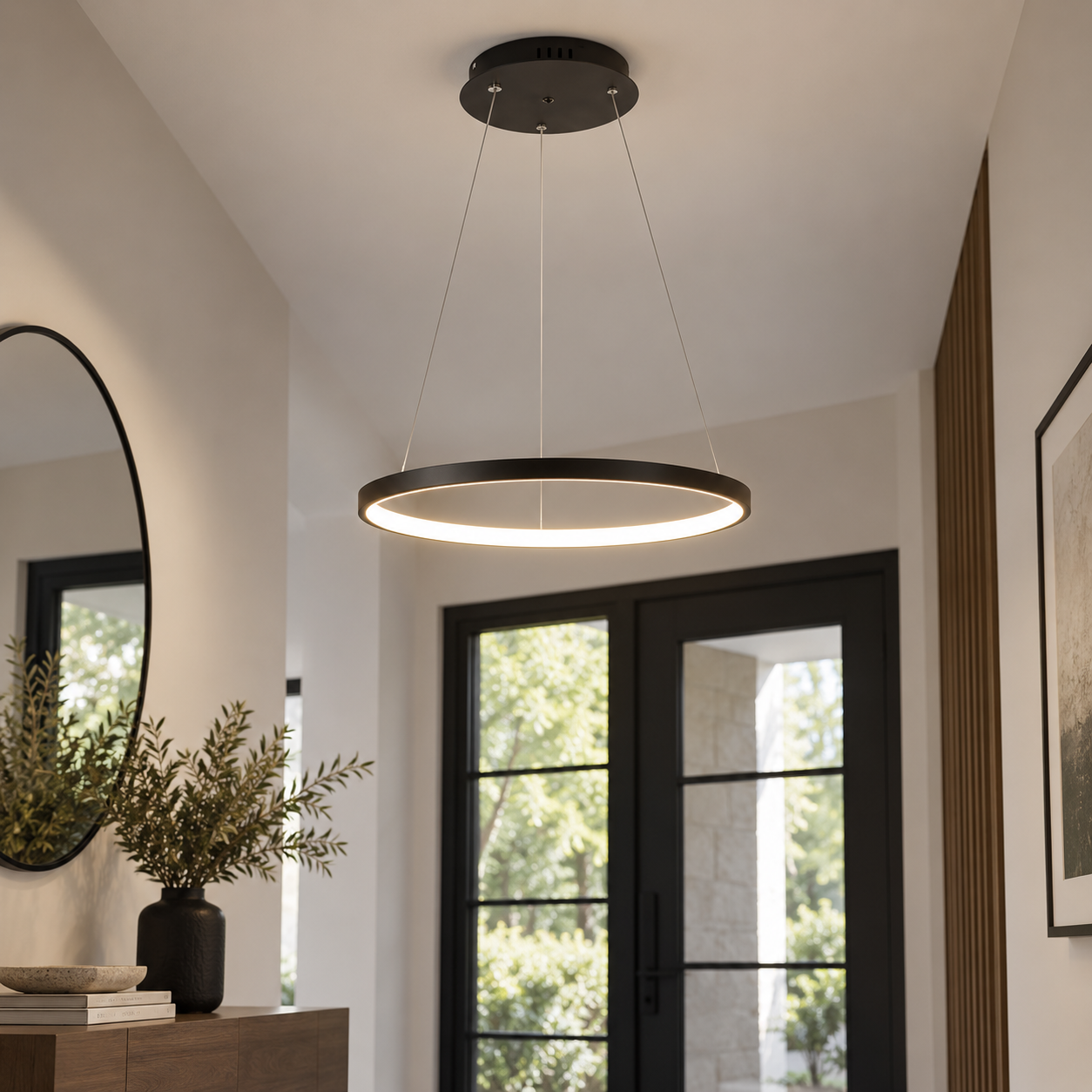 Celling Fixtures Rings Shape Pendant Light