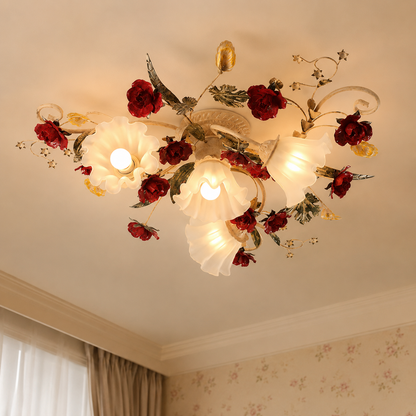 Drottningblommig taklampa för sovrum