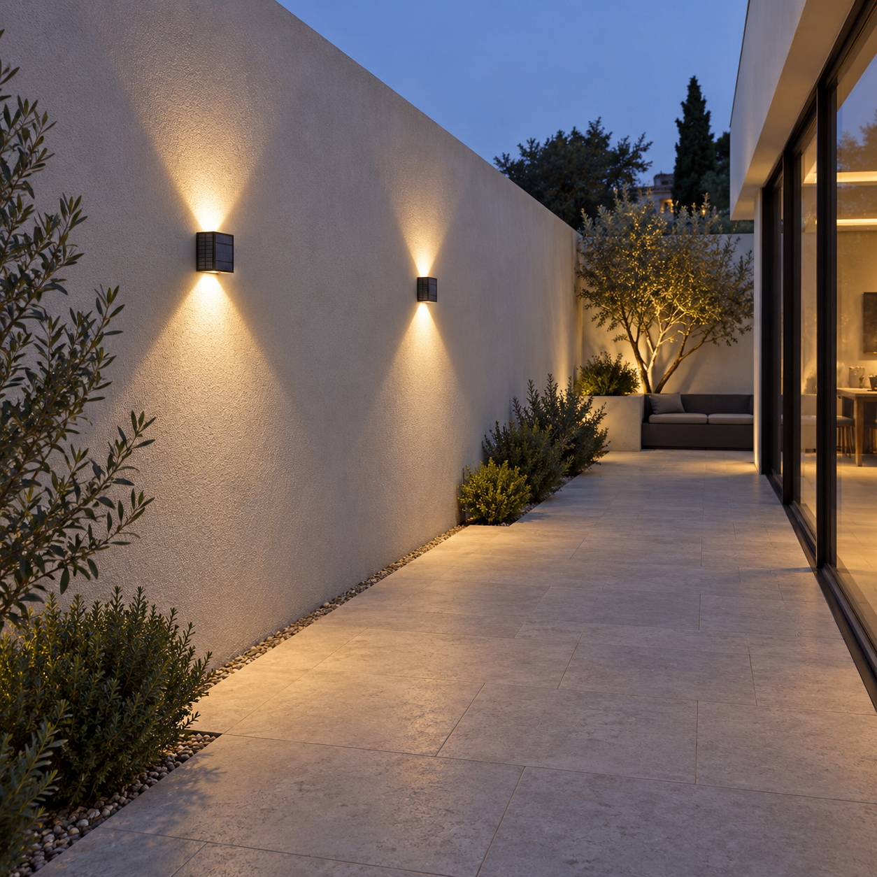 Lampe solaire Villa Down-Up