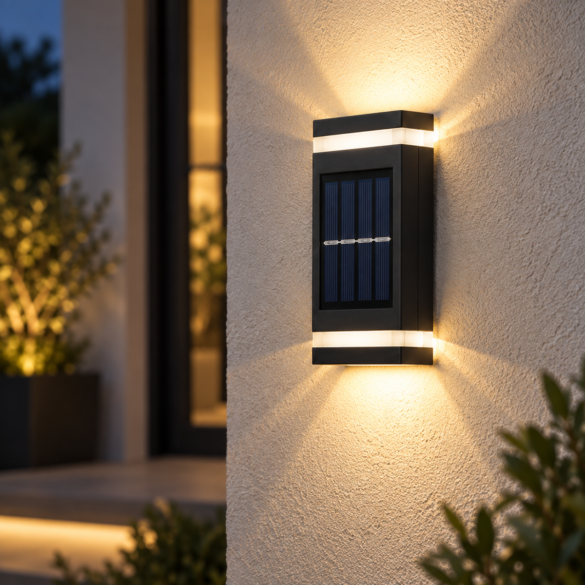 Solar Garden Wall Light
