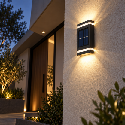 Solar Garden Wall Light