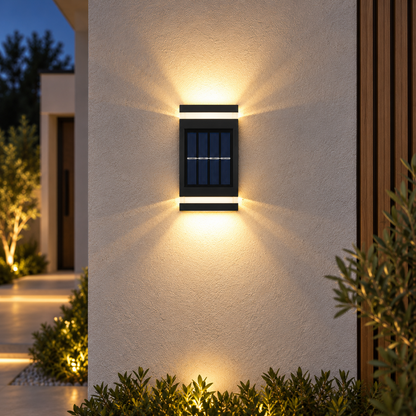 Solar Garden Wall Light