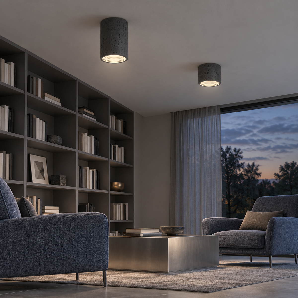 Wabi sabi spotlight cement