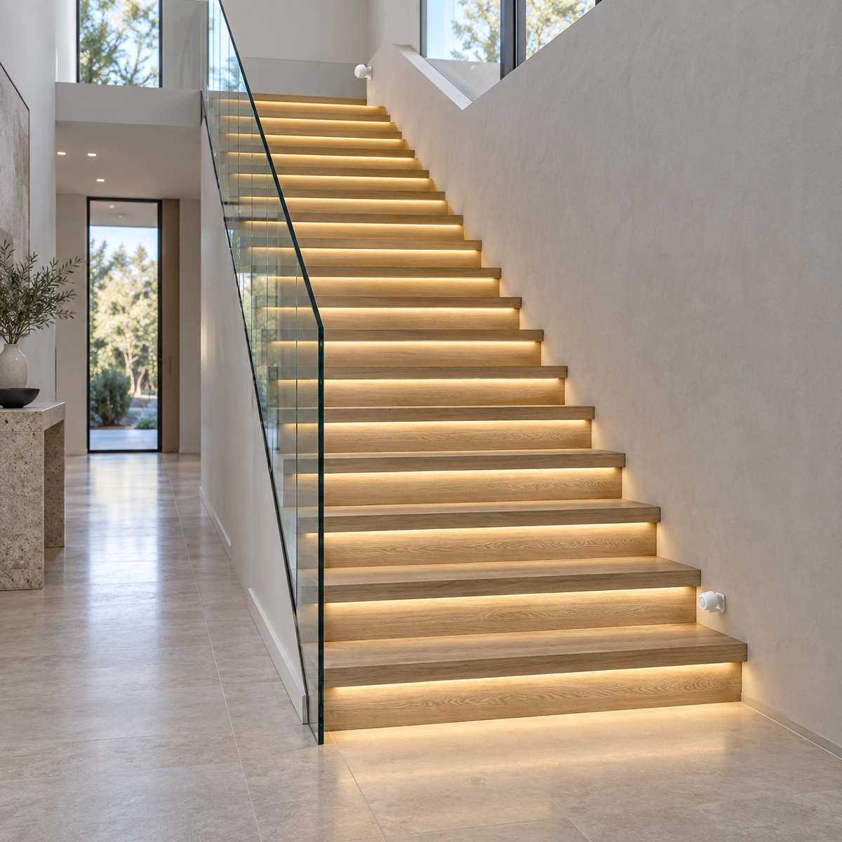 Stairs Lighting with strip motion sensor switch