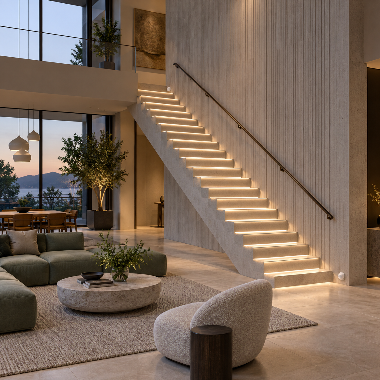 Stairs Lighting with strip motion sensor switch